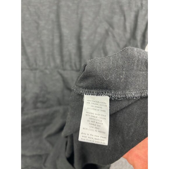 Toad & Co Dress Women's X-Large Black Long Sleeve Double V Neck Straight Stretch - Picture 7 of 8